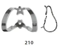 Spona Kofferdam č.210