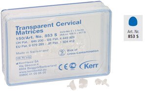 Hawe kształtki przyszyjkowe 853 S 150szt/opak. transparentne