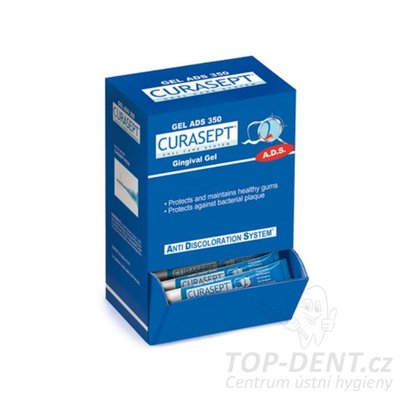 Curasept ADS 350 gel s obsahem chlohexidinu 0,5% CHX (vzorky), 50x5ml