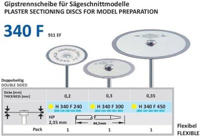 HORICO diamantový disk obojstranný F 24/0,2 mm