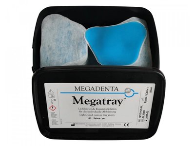 Individuální lžíce Megatray horní modré 50ks