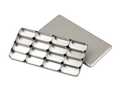 Nerezový box s přihrádkami, typ A