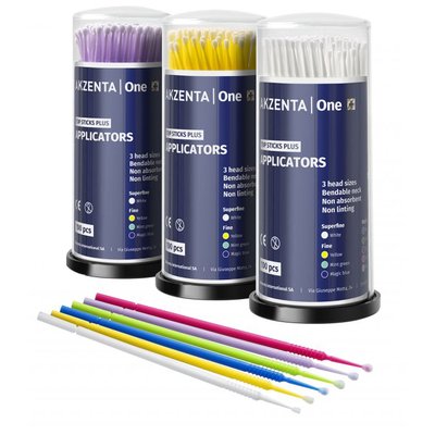 Microbrush PERFECTO /Micro Applicators/ - Cylinder 1.4 mm Black (100 ks)