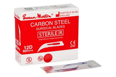Skalpel-Ostrze chirurgiczne dwustronne 100 szt. Swann Morton