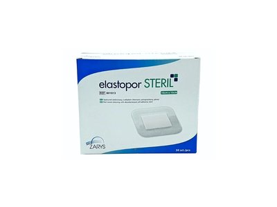 ELASTOPOR STERIL - netkaná náplast s absorpční vrstvou, sterilní - 7X5 cm, 100 ks