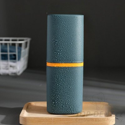 Cestovní pouzdro na zubní kartáček a pastu (tmavě modré), 1 ks