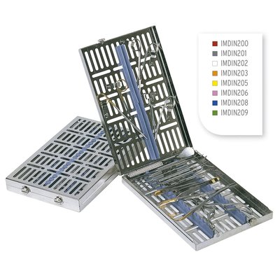 IMDIN200 - IMS CASSETTE SIGNATURE DIN, 20 INSTRUMENTS, GREY - IMDIN203 ORANGE