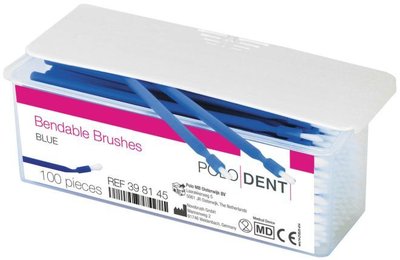 POLODENT ohebné štětečky modré