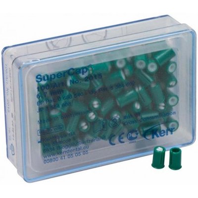 Hawe Neos SuperCap cívky k supermatu 100 ks, 6,7 mm zelené