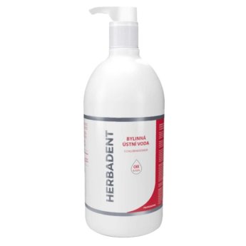 HERBADENT PROFESSIONAL bylinná ústní voda s CHX (0,12 %) 1000 ml