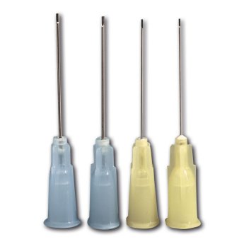 HS-Výplachové endokanyly s otevřenou sešikmenou špičkou 23 g modré 100 ks QQ