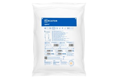 Fartuch jałowy M Opero wzmocniony SMS Mercator Medical / W2131100030