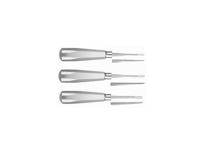 Kořenové páky LiquideSteel Carl Martin Solingen sada 3 ks, LS589-SET