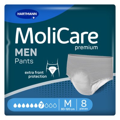 MoliCare MEN Pants 7 kapek inkontinenční kalhotky vel. M 8 ks