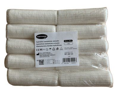 Obinadlo hydrofilní 12 cm × 10 m nesterilní, pletené (baleno po 10 ks)