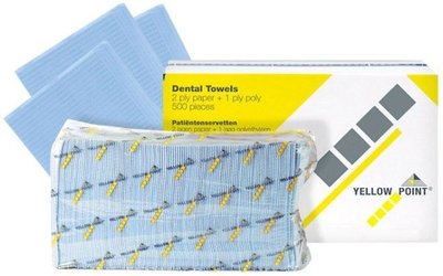 YELLOW POINT Ochr.roušky(bryndáky)sklád. ,sv.modré