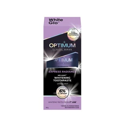 White Glo Optimum Express Radiance zubní pasta 100 g