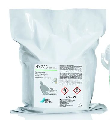 FD 333 forte wipes: náhr. balení 4x100ks, ubrousky, velikost 20 x 30 cm