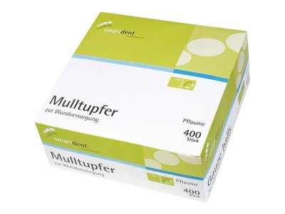 Gázové tampóny Smart, nesterilní, vel. švestka (203208)