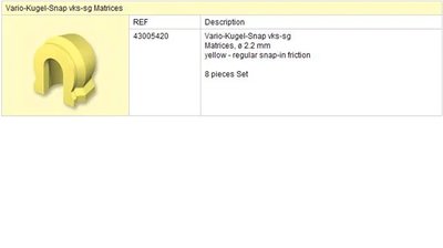 VKS Matrice SG 2,2 žlutá 8ks