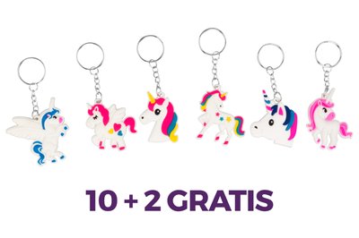Zabawka - Brelok jednorożec 10 + 2 GRATIS