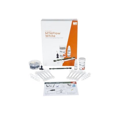 Endo‑Eze MTAFlow White i Endo‑Eze MTAFlow – cementy naprawcze na bazie MTA zestaw