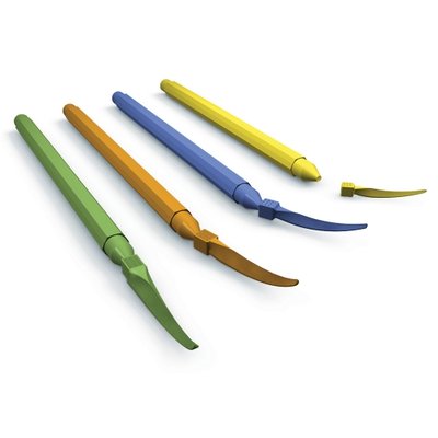 Garrison Wedge Wands - extra malé žluté, 100 ks