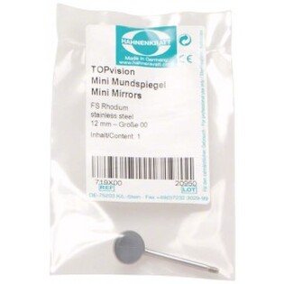 Lusterka rodowane płaskie TOPvision Mini nr 00 12mm 719/00 1szt. Hahnenkratt