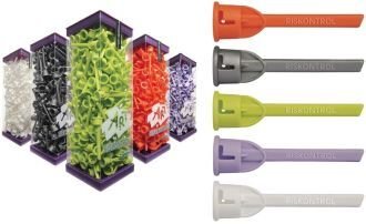 Riskontrol NV Art koncovky, oranžové (mandarinka)