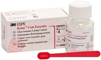 Ketac Cem Easymix - fixační cement, 30g prášek