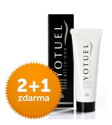Yotuel All-In-One WINTERGREEN bělící zubní pasta 75 ml 2+1 ZDARMA