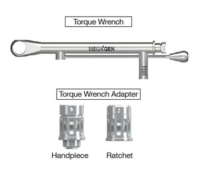 MEGAGEN AR, BD Torque Wrench, Adapter - Torque Wrench Adapter (Ratchet)
