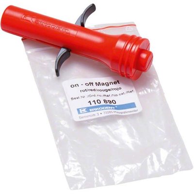 On-Off magnet červený